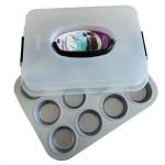 Patisse Muffin Pan with carrying lid