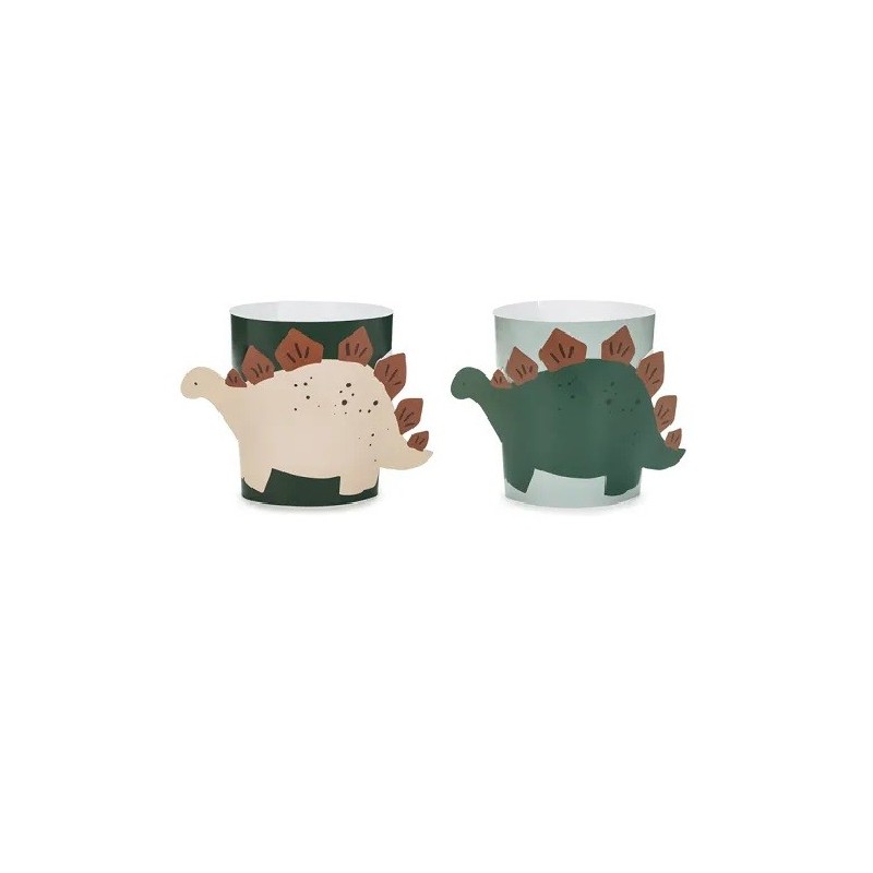 PartyDeco Dinosaur Cup Sleeves, 6 pcs