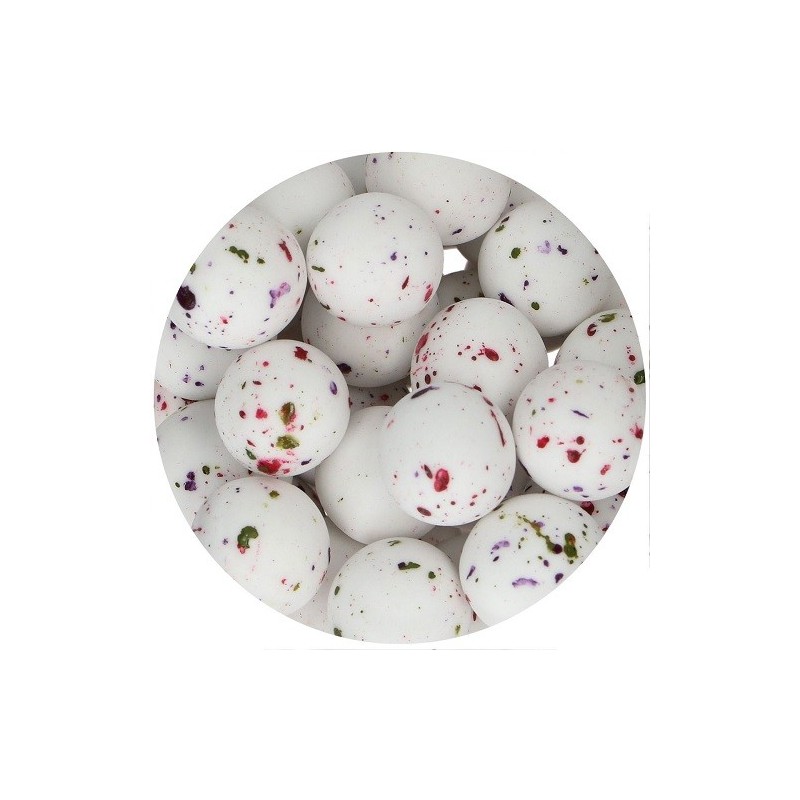 FunCakes 15mm Choco Crispy Pearls - Matt Colour Splash, 130g