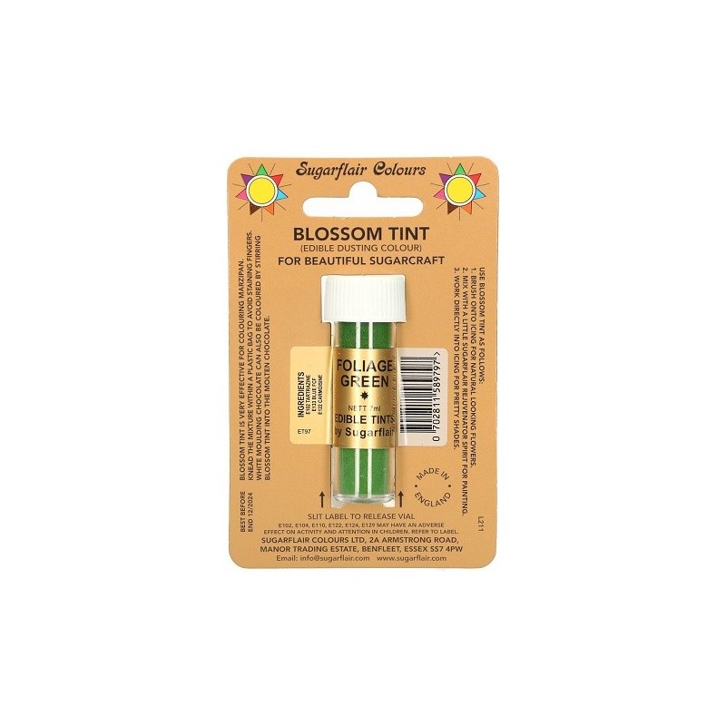 Sugarflair Blossom Tint Foliage Green, 7ml