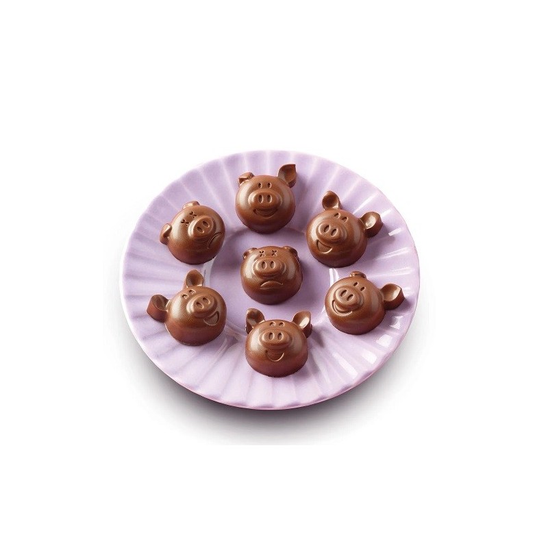 Silikomart Chocolate Mould Choco Pig