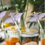 PartyDeco Dinosaur Paper Straws, 6 pcs