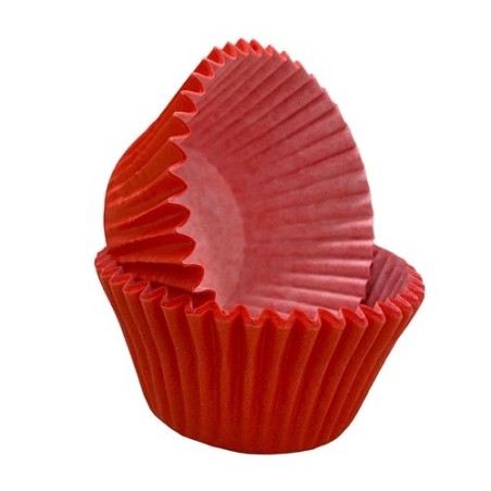 Rote Cupcake Förmchen - Perfekt für festliche Backkreationen | Bakeria.ch