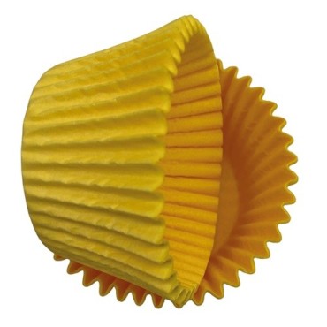 Cupcake Liners Yellow - Muffin Cases Yellow