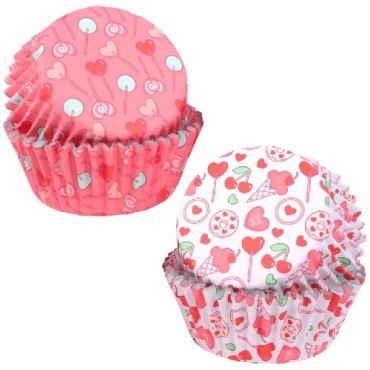 PME Valentines Sweet Love Cupcake Cases, 60 pcs