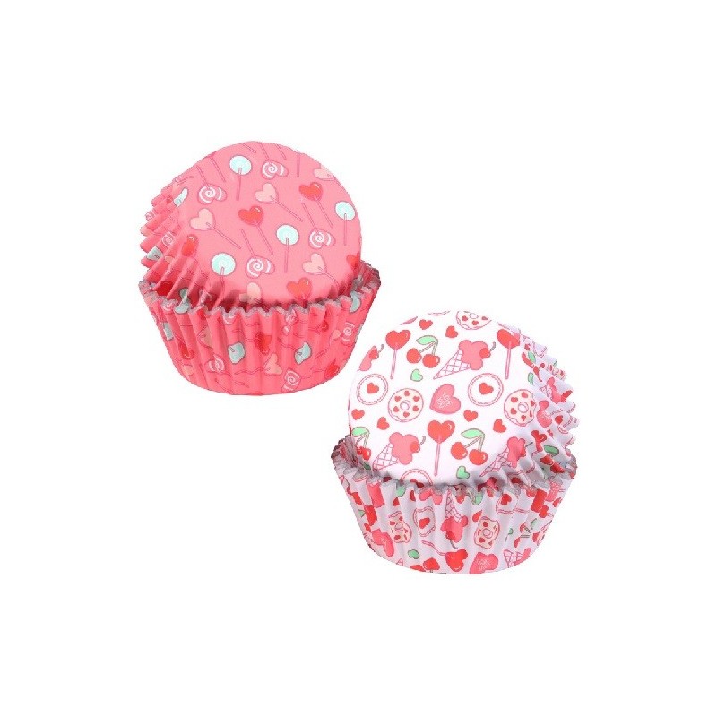 PME Valentines Sweet Love Cupcake Cases, 60 pcs