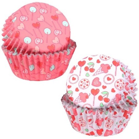 PME Valentines Sweet Love Cupcake Cases, 60 pcs