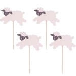 PME Cupcake Topper Sheep Set, 24pcs