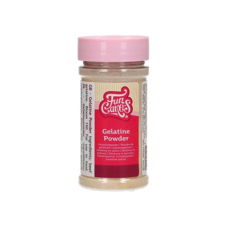 FunCakes Gelatine Pulver 60 g – Für perfekte Desserts und Gelees FunCakes Gelatine Pulver 60 g – Für perfekte Desserts und Gelees