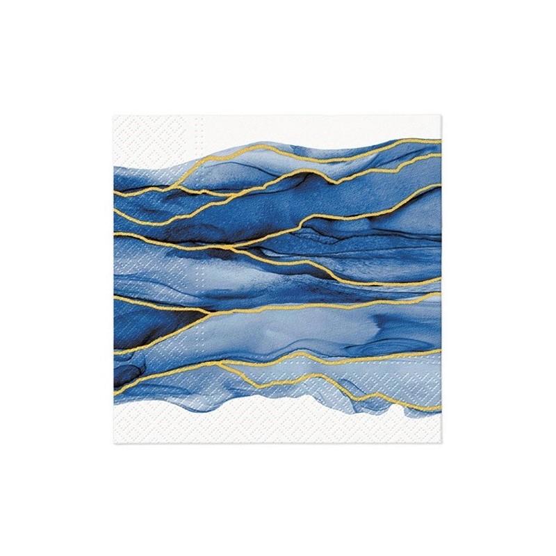 PAW Napkins Watercolor Waves , 20 pcs