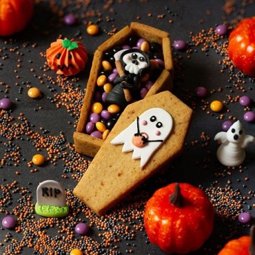 Coffin 3D Cookie Cutter – Create Spooky Halloween Cookies with Ease