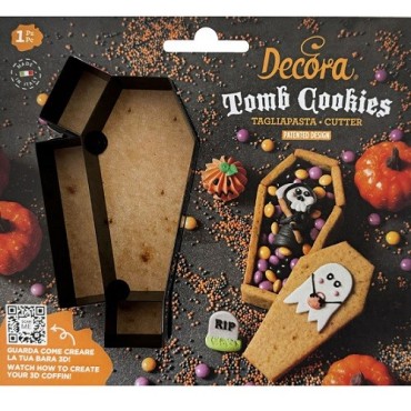 Coffin 3D Cookie Cutter – Create Spooky Halloween Cookies with Ease