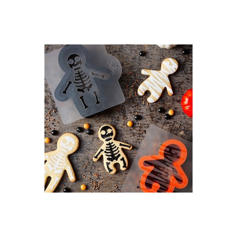 Decora Halloween Gingerdread Ausstecher & Stencil Set