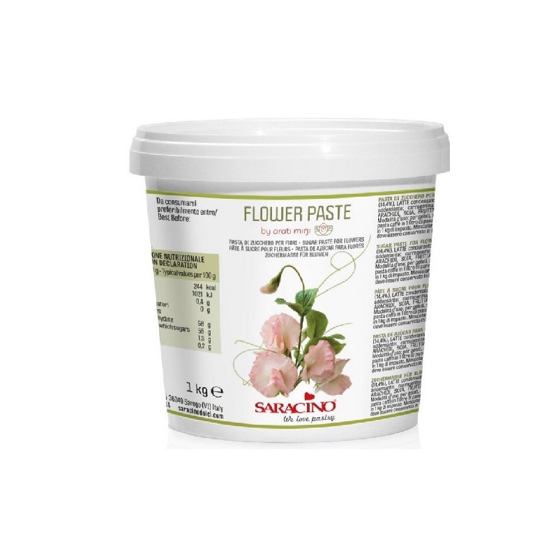 Saracino Blütenpaste Flower Paste by Arati Mirji, 1kg