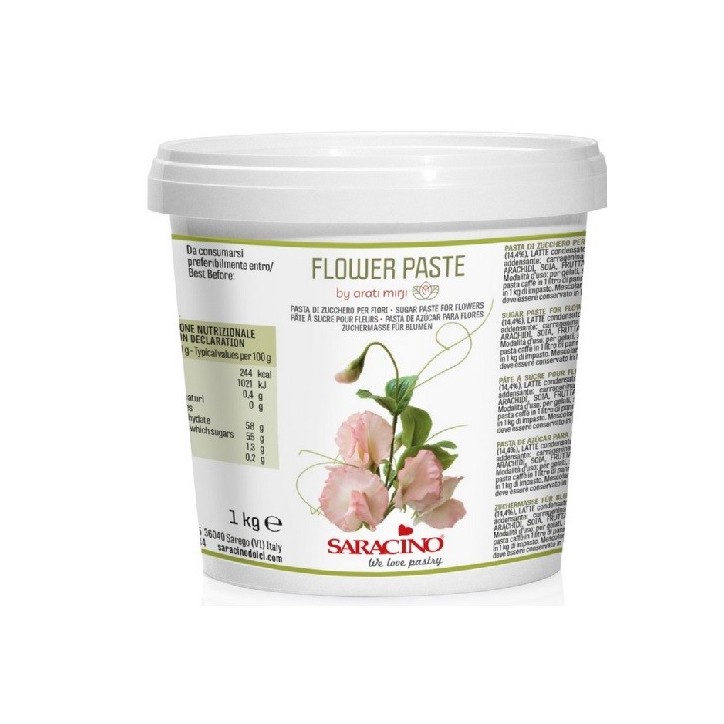 Saracino Blütenpaste - Flower Paste by ARATI MIRJI - für Zuckerblumen Saracino Blütenpaste - Flower Paste by ARATI MIRJI - für Zuckerblumen