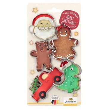 Cookie Cutter Set Santa - Bake Christmas Cookies with RBV Birkmann