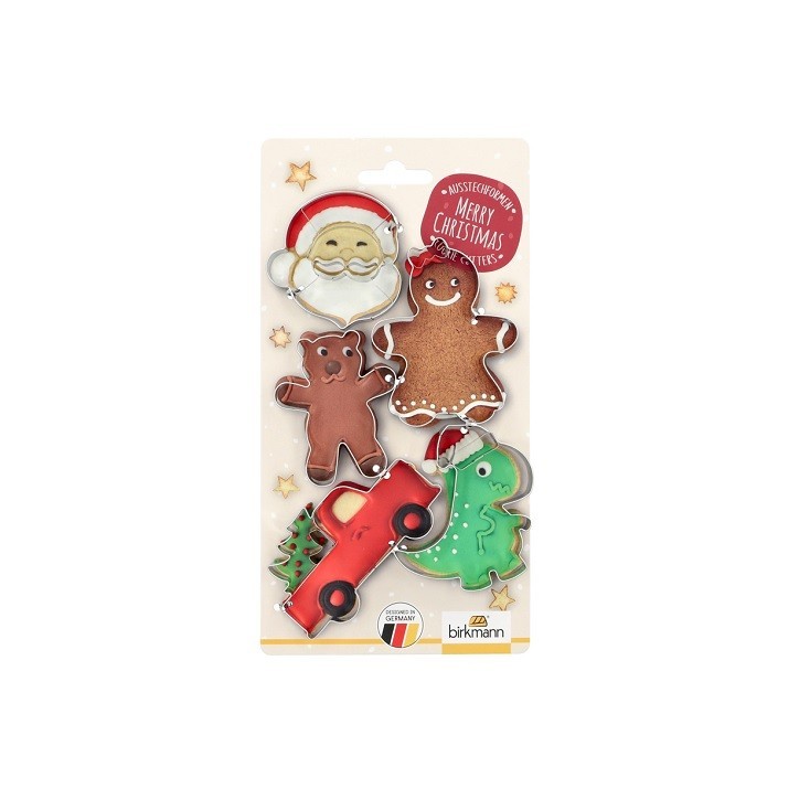 Ausstecher-Set "Santa" - Weihnachtsplätzchen Ausstechen mit Birkmann Ausstecher-Set "Santa" - Weihnachtsplätzchen Ausstechen mit Birkmann