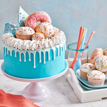 FunCakes Mix for Dip 'n Drip White 150 g - Easy Fondant Glaze Creation