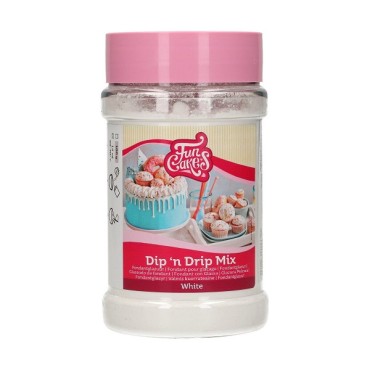 FunCakes Mix for Dip 'n Drip White 150 g - Easy Fondant Glaze Creation