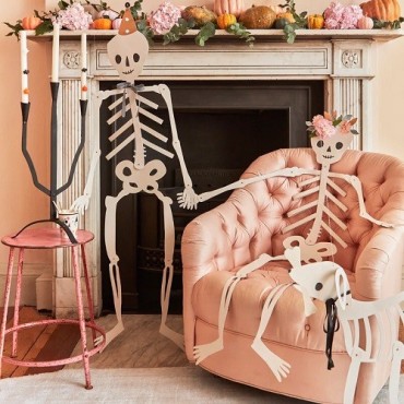 Meri Meri Giant Jointed Skeletons - Hanging Halloween Decorations