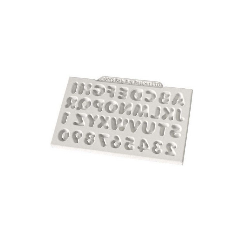 Katy Sue Mini Alphabet & Numbers Silicone Mould