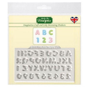 Katy Sue Mini Alphabet & Numbers Silicone Mould