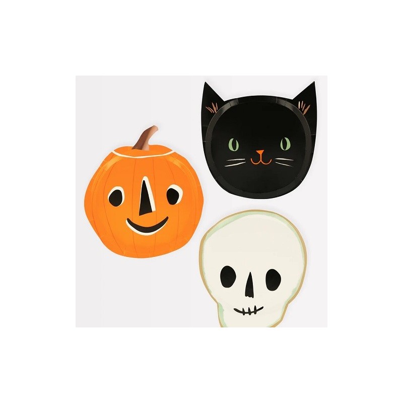 Meri Meri It's Halloween Plates, 8 pcs