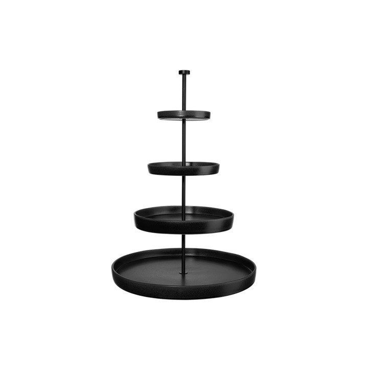 Etagere Grande Nero 4-Tier – Elegant Black Serving Stand 🖤 Etagere Grande Nero 4-Tier – Elegant Black Serving Stand 🖤