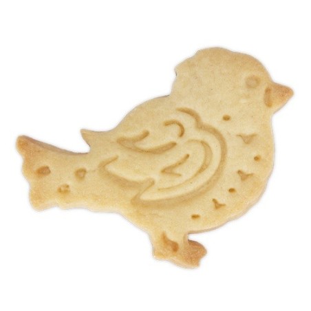 Städter Embossing Cookie Cutter Bird 6cm - Detailed Cookies with Ejector