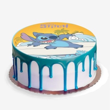 Stitch Tortenaufleger 20 cm – Glutenfrei & Perfekt für Disney-Fans 🎂