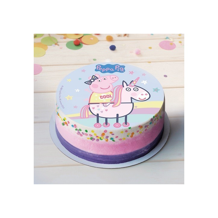 Peppa Pig Tortenaufleger – Essbarer Kuchenaufleger für Kindergeburtstage Peppa Pig Tortenaufleger – Essbarer Kuchenaufleger für Kindergeburtstage