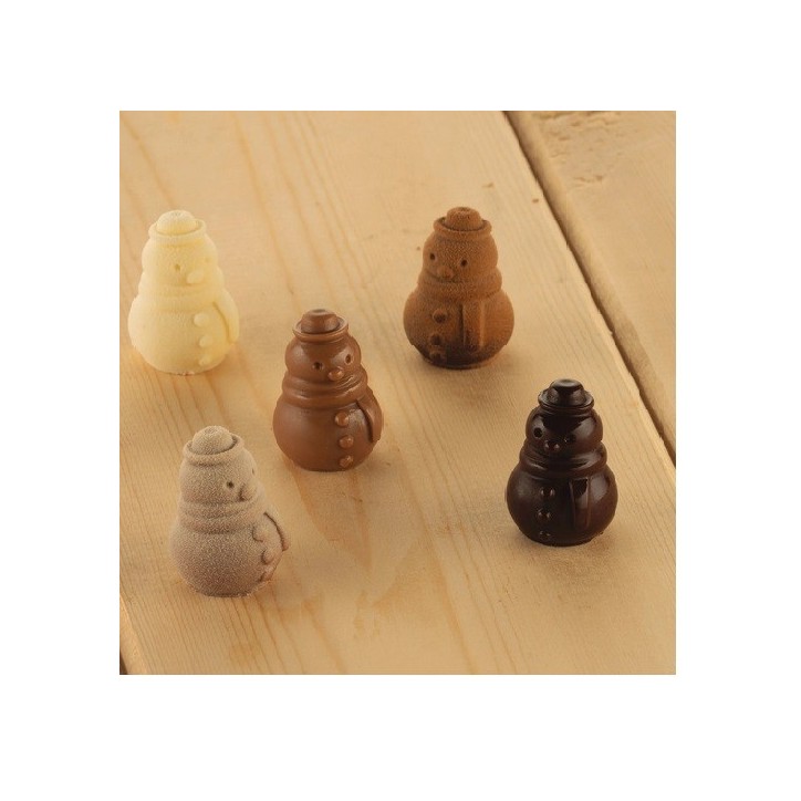 Silikomart Pralinenform Schneemann Silikomart Pralinenform Schneemann