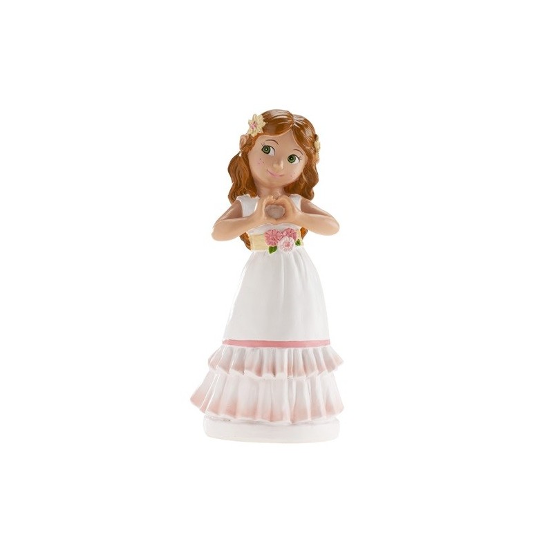 deKora Communion / Confirmation Girl Betty Cake Topper, 16cm