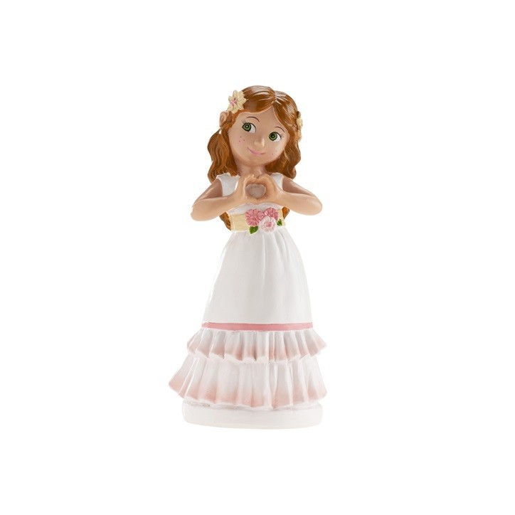 Communion Girl Cake Topper Betty - 16 cm | Baptism Decor Communion Girl Cake Topper Betty - 16 cm | Baptism Decor