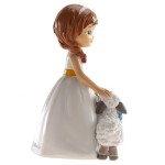 deKora Communion / Confirmation Girl with Sheep Cake Topper, 16cm