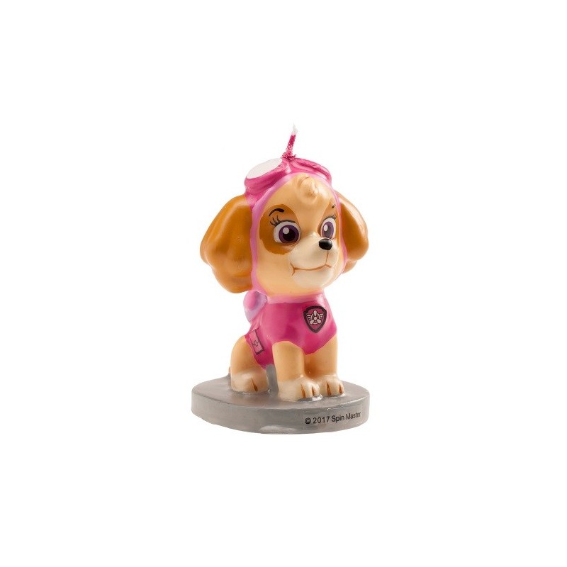 deKora Skye 3D Candle Paw Patrol, 7cm