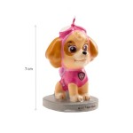 deKora Skye 3D Candle Paw Patrol, 7cm