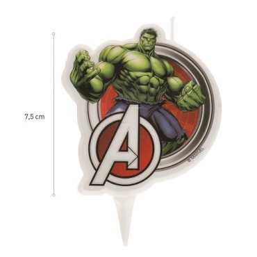 Hulk Birthday Candle 9 cm – Marvel Avengers Cake Candle