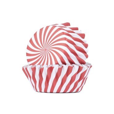 Candy Cane Cupcake Cases – Festive Magic for Your Cupcakes! 🎄