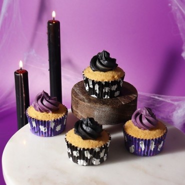 Halloween Cupcake Förmchen – Spooky Ghosts | 60er-Pack