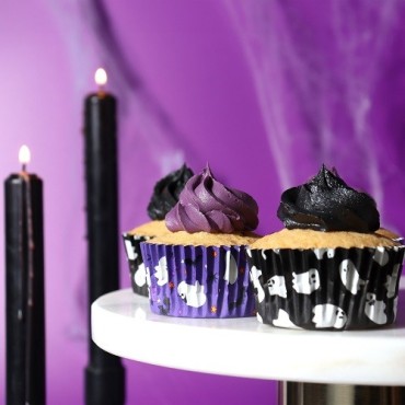 Halloween Cupcake Förmchen – Spooky Ghosts | 60er-Pack