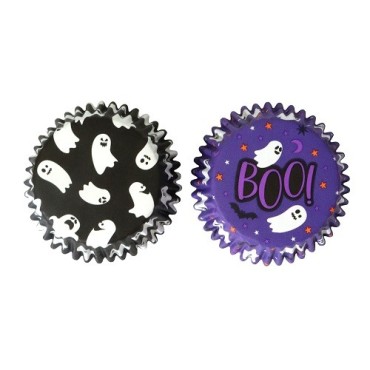 Halloween Cupcake Förmchen – Spooky Ghosts | 60er-Pack