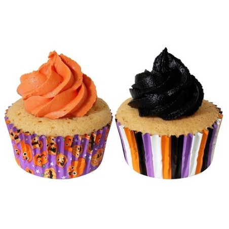 Halloween Foil-lined Cupcake Cases - Pumpkin Party 60 Stück