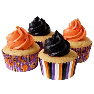 Halloween Foil-lined Cupcake Cases - Pumpkin Party 60 Stück