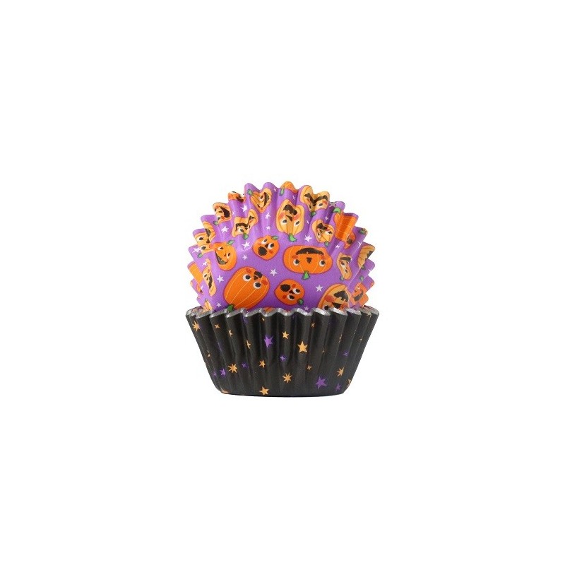 PME Mini Pumpkin Party Cupcake Cases, 60 pcs