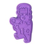 PME Halloween Creepy Characters Cookie Cutter & Stamps Set 3-pcs