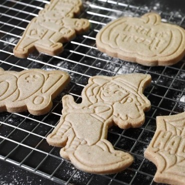 Halloween Baking Set - Cookie Cutter Ghost Pumpkin & Bat