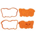 PME Happy Halloween Cookie Cutter & Stamps Set 3-pcs