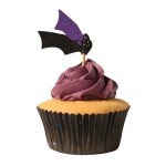 PME Bat Halloween Cupcake & Topper Set, 24 pcs