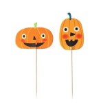 PME Jack-O-Latern Halloween Cupcake & Topper Set, 24 pcs